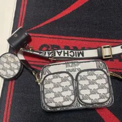 MICHAEL KORS ショルダーバッグ ホワイト/ブラック
