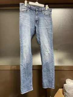 GU ライトブルースリムフィットデニム サイズ32