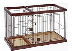 Petnniko 犬 ケージ 犬ゲージ 小中大型犬用 (ブラック＋レッド) - メルカリ