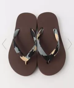 cyaarvo ビーチサンダル　キッズ　ブラウン　17cm