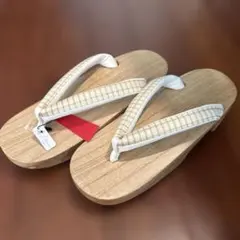 新品未使用】優佳良織 草履 23cm 北海道手織つむぎ 冬の摩周湖 箱付き 