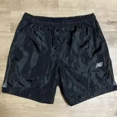ニューバランス ナイロンハーフパンツ M 黒 ランニング　メッシュライナーのサムネイル