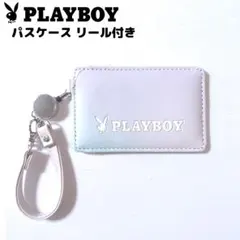 PLAYBOY パスケース リール付 定期入れ グラデーション① 社員証のサムネイル