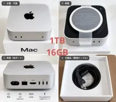 Apple Mac mini M4 16GB 256GB SSD 本体 - メルカリ