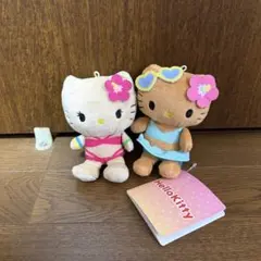 日焼けキティ　ぬいぐるみ