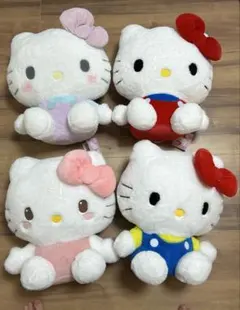 ハローキティぬいぐるみ　BIGぬいぐるみ　 4個セット