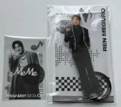 目黒蓮 Snow Man ON　アクスタ、クリアステッカー