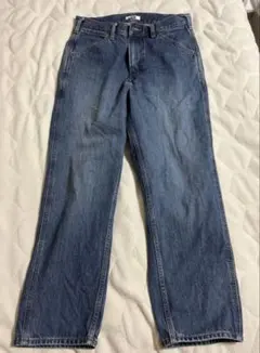 UNIQLO U ダークブルー ストレートデニム