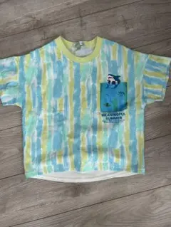 【未使用品・匿名配送】120cm ストライプデザイン Tシャツ