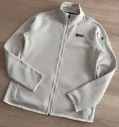 15年製 Patagonia ベターセーター フルジップ ホワイト 古着 XL