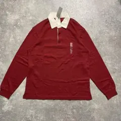 新品 レア 常田大希 NIKE ナイキ ラガーシャツ ポロシャツ 長袖 刺繍ロゴ 新品 レア 常田大希 NIKE ナイキ ラガーシャツ ポロシャツ 長袖