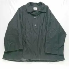 ★MURUA 01960000601-01 ウール混コート ブラック系