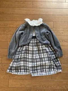 フォーマルワンピースとカーディガンセット　110