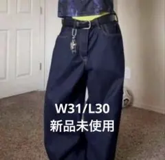 GAP スーパーバギーデニム 31/30 ダークリンス