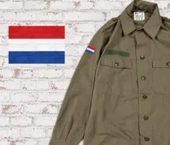 美品◆オランダ軍 実物 KLu 空軍 国旗ワッペン付 フィールドジャケット