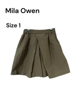 【美品】Mila Owen ミラオーウェン　カーキ スカート Size 1
