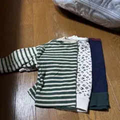 長袖Tシャツ　トレーナー　トップス　90cm　3枚セット