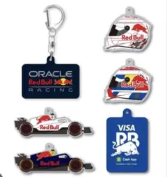 レッドブルF1キーホルダー 全種類6個 非売品のサムネイル