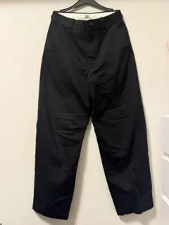 【美品】UNIQLO U ブラック ワイドフィットチノ