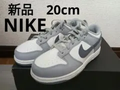 ナイキ　NIKE　 キッズスニーカー ホワイト/グレー　20センチ 20cmのサムネイル