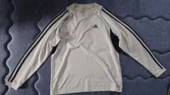 adidas CLIMALITE 長袖シャツ ホワイト XOサイズ