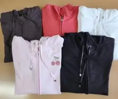 ユニクロ　UNIQLO　フルジップパーカー Mサイズ　5枚