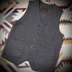 【極美品】KOJIMA GENES 児島ジーンズ　ベスト　ジレ