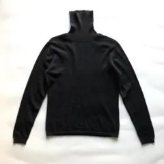 ★カシミヤ100%★タートルネックニット ブラック 黒 M 美品 モード