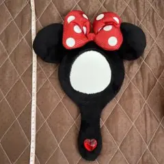 ミニー　手鏡　ミラー　ディズニーリゾート　モコモコ