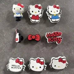 Hello Kitty サンダル用チャーム 9個セット　ジビッツ　キティのサムネイル