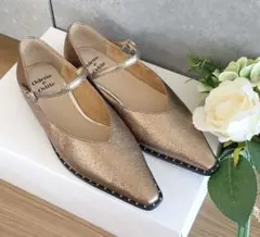 新品ODETTE E ODILEスタッズ ベルト フラットシューズ パンプス