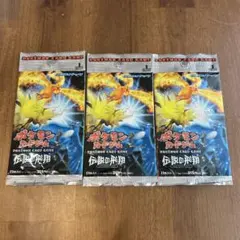 ポケモンカード 伝説の飛翔 開封済3パックセットのサムネイル