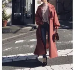 Ameri VINTAGE シースルーバックプリーツトレンチのサムネイル