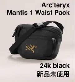 【新品未使用】Arc'teryx Mantis 1 24k blackのサムネイル