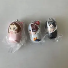 ヒロアカ おくるみますこっとチャーム 麗日・轟・飯田