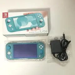 【美品】Nintendo Switch Lite ターコイズ 本体＋充電器付き