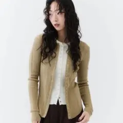 NUJOH♡Snap Button Rib Tee / スナップボタンリブティーのサムネイル