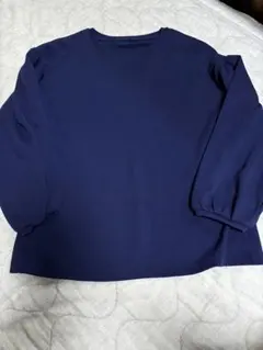 上のみ ユニクロ キッズ 150 エアリズム パジャマ ネイビー