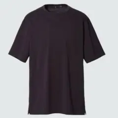 ユニクロ　+J スーピマコットンリラックスフィットクルーT　ブラック　L