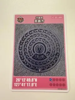 マンホールカード 沖縄県 那覇市