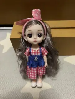 K-popドール ピンク水玉リボンちゃん