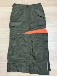 Sacai サカイ MA-1風 ナイロン スカート カーキのサムネイル
