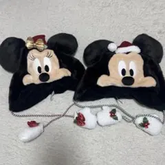 ディズニー クリスマス2025 ファンキャップ　ミッキーミニーセット