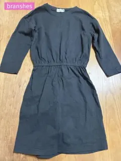 branshes 黒 長袖ワンピース 110
