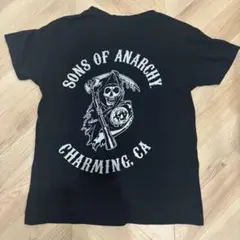 sons of anarchy 海外ドラマ　バイカー　スカル　Tシャツ　黒のサムネイル