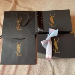 YSL ギフトボックス 2個　袋２枚セット