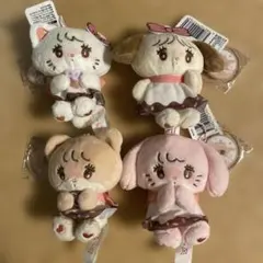 mikko×Sanriocharactersドーナツデザインマスコット４種セット