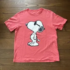 GU スヌーピー Tシャツ レッド ルームウェア M