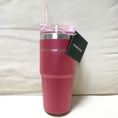 【未使用】STARBUCKS（スターバックス）3WAYタンブラーグリッターピンク