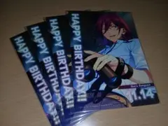 七種茨　バースデーカード　特典 誕生日のお知らせ】 Musicでは誕生日記念オフィスアイテム